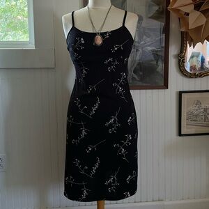 Vintage y2k summer floral midi dress